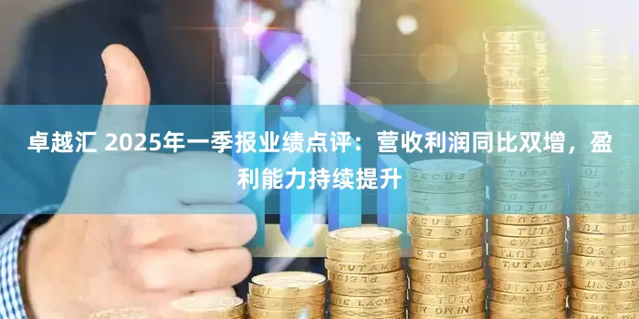 卓越汇 2025年一季报业绩点评：营收利润同比双增，盈利能力持续提升